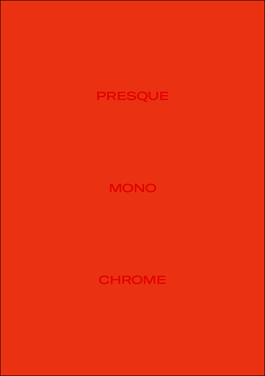 2023 Presque Monochrome Invitation Recto