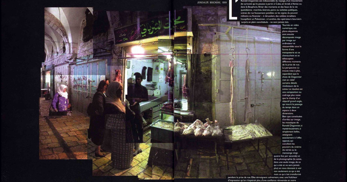 L image  monde Double page