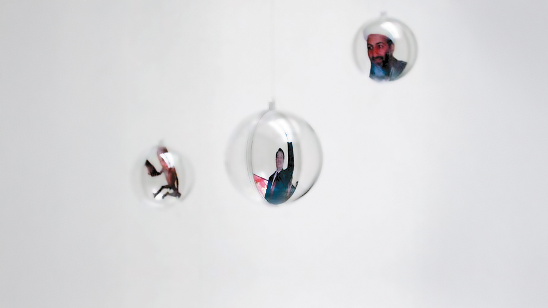 Ominous Christmas baubles